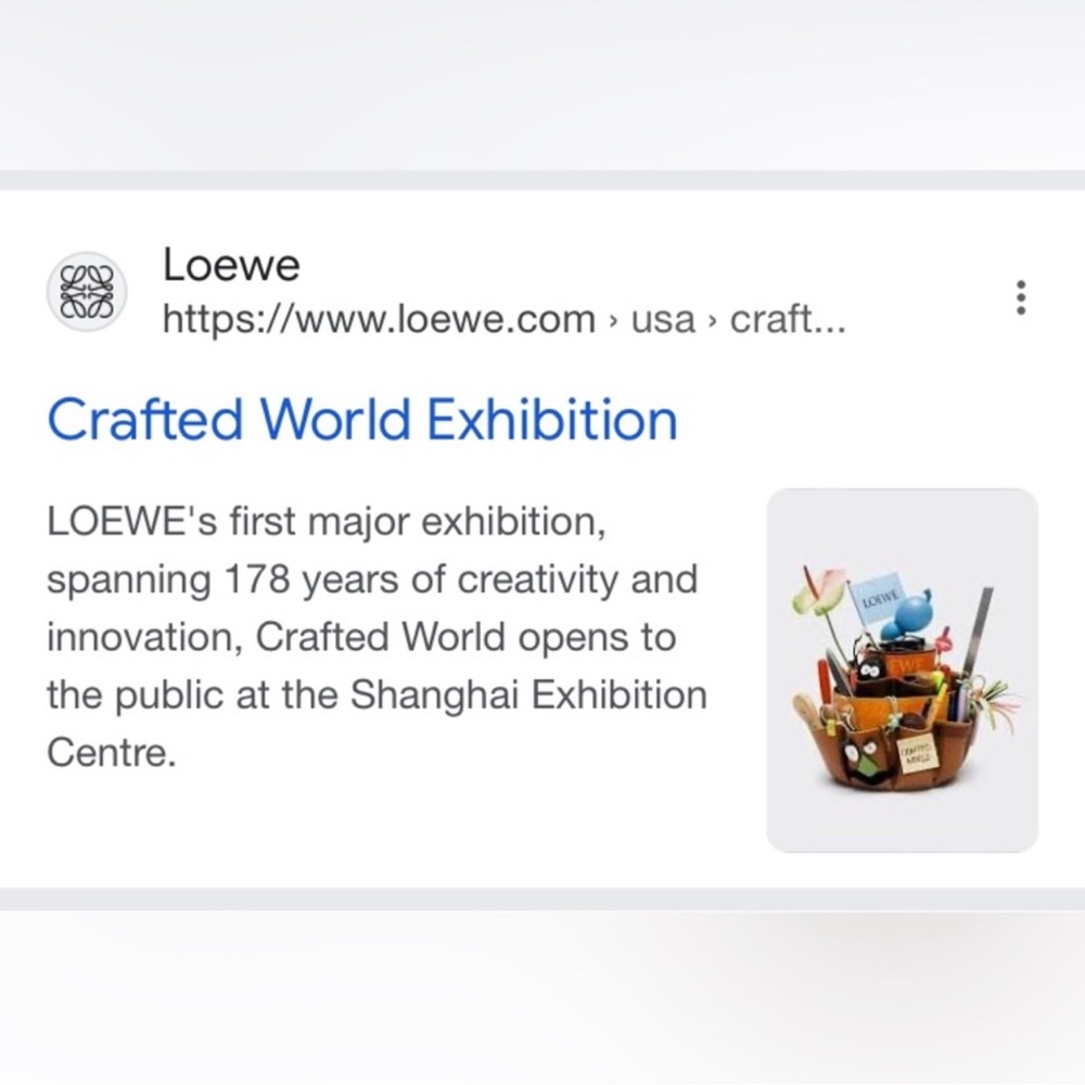 NEW Loewe Tote Canvas Tote Bag with Graphic Design - Picture 5 of 5